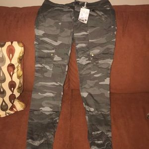 Camouflage cargo pants